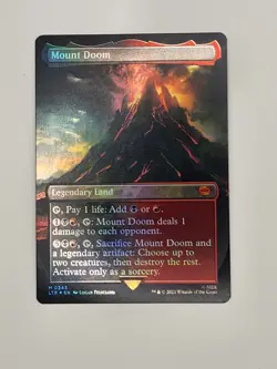Mount Doom (Borderless) Universes Beyond: the Lord of the Rings: Foil - Image 1