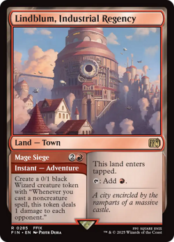 Lindblum, Industrial Regency // Mage Siege Final Fantasy Near Mint - Image 1