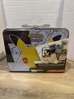 Pokemon Celebrations 25th Anniversary Collectors Chest Lunch Box Tin Sealed - Image 1
