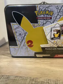 Pokemon Celebrations 25th Anniversary Collectors Chest Lunch Box Tin Sealed - Image 2