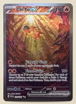 Pokemon TCG Chi-Yu EX 259/193 Paradox Rift SIR English 2023 - Image 1