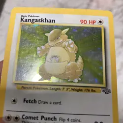 Pokemon TCG Kangaskhan Jungle 5/64 Holo Unlimited Holo Rare - Image 3