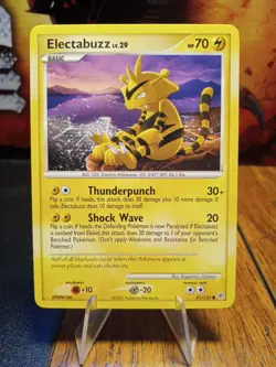 2007 Pokemon Diamond & Pearl Base Set Electabuzz #81 Extremely LP - Image 1