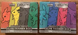 Pokemon Center Exclusive Evolving Skies Elite Trainer Box (ETB) Sealed Set of 2 - Image 1
