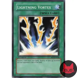 Yugioh Lightning Vortex SD5-EN030 Common 1st Edition NM - Image 1
