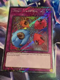 Yu-Gi-Oh! TCG Token Stampede RA04-EN149 Platinum Secret Rare NM/M - Image 1