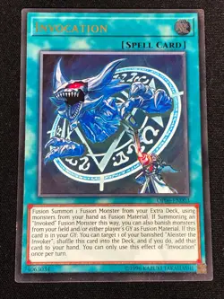Yugioh Invocation OP06-EN003 ULTIMATE (NM) - Image 1