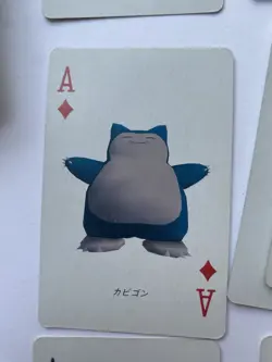 1998 Japanese Pokemon Stadium N64 3D Poker Playing Cards Green Complete Deck - Image 3