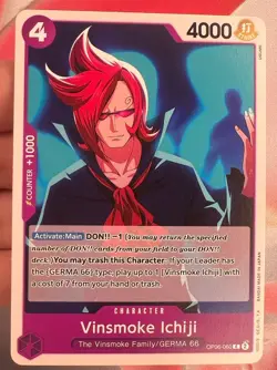 ✨1c Start✨ Vinsmoke Ichiji OP06-060 C One Piece Trading Card Game 🪭 - Image 1