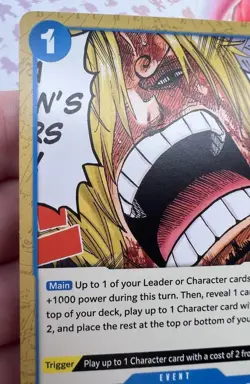 But I Will Never Doubt a Woman's Tears! OP06-057 C One Piece Card Game 🪭 - Image 4