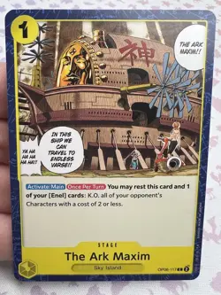 ✨1c Start✨ The Ark Maxim OP06-117 C One Piece Trading Card Game 🪭 - Image 1
