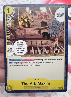 ✨1c Start✨ The Ark Maxim OP06-117 C One Piece Trading Card Game 🪭 - Image 1