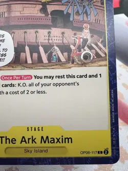 ✨1c Start✨ The Ark Maxim OP06-117 C One Piece Trading Card Game 🪭 - Image 2