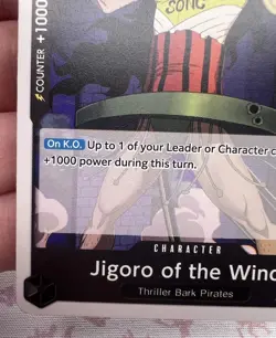 ✨1c Start✨ Jigoro Of The Wind OP06-084 C One Piece Trading Card Game 🪭 - Image 3