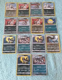 POOCHYENA & MIGHTYENA BUNDLE OF POKEMON CARDS - Image 1