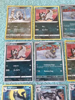 POOCHYENA & MIGHTYENA BUNDLE OF POKEMON CARDS - Image 2