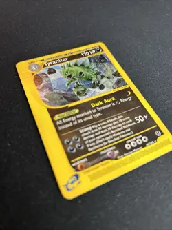 Pokemon TCG Expedition Tyranitar Card 66/165 Non-Holo Rare E Reader Vintage NM - Image 3