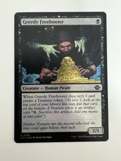 Greedy Freebooter Foil MTG Magic the Gathering Card NM Near Mint LCI - Image 1