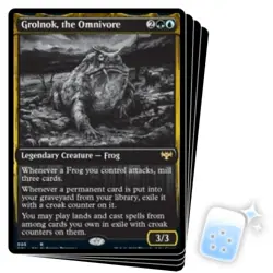 GROLNOK, THE OMNIVORE X4 Innistrad: Double Feature DBL Magic MTG MINT CARD - Image 1