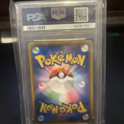 Pokemon Psyduck Japanese Munch Scream Promo Card 286/Sm-p PSA 9 Mint - Image 2