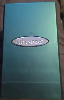 ULTRA PRO SATIN TOWER Dark Green DECK BOX Gaming Card Dice Storage Compartment - Image 1