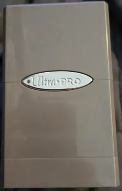 ULTRA PRO SATIN TOWER Gray DECK BOX Card Dice Storage Compartment game - Image 1