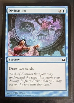 Divination (MTG- Born of the Gods) Near Mint Normal English - Image 1