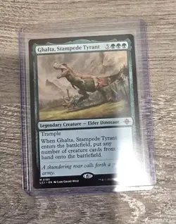 Ghalta, Stampede Tyrant 185 NM MTG The Lost Caverns of Ixalan Magic - Image 1