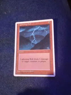 Lightning Bolt MTG Alternate Alt 4th Edition - Image 1