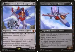 Starscream, Power Hungry // Starscream, Seeker Leader BOT NM MTG - Image 1