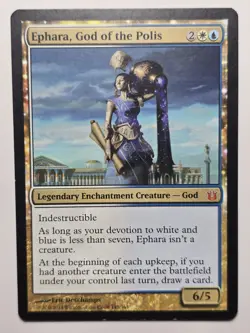 Ephara, God of the Polis Mythic Born of the Gods 145 LP MTG magic Indestructible - Image 1