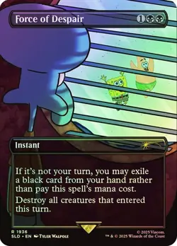 Force of Despair Foil SpongeBob Secret Lair NM MTG - Image 1