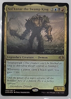 Sol'kanar the Swamp King FOIL Dominaria Remastered MTG - Image 1