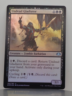 Foil - Undead Gladiator - Dominaria Remastered - DMR - 105/261 - MTG - Image 1
