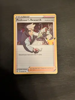 Pokemon TCG Professor's Research Celebrations 023/025 Holo Holo Rare - Image 2