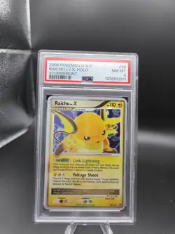 2008 Pokemon D & P Stormfront Raichu Lv. X Holo 99/100 PSA 8 NEAR MINT - MINT - Image 1