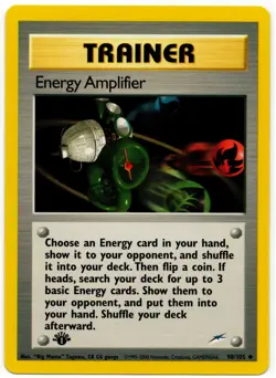 Pokemon - 1st Edition Neo Destiny Energy Amplifier 98/105 LP - Image 1