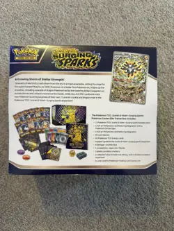 Pokemon TCG Surging Sparks Pokemon Center ETB Elite Trainer Box Sealed - Image 2