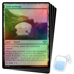 FOIL ARID ARCHWAY X4 Outlaws Of Thunder Junction OTJ Magic MTG MINT CARD - Image 1