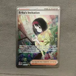 Erika’s Invitation 203/165 SAR Trainer S&V 151 English Pokemon Card - Near Mint - Image 1