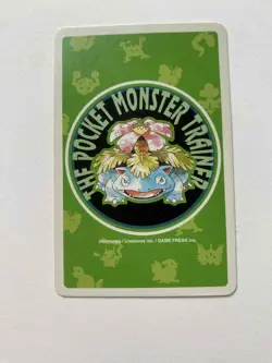 Gengar 6 of Spades Pokemon Poker No. 094A Venusaur Green Deck Playing Card 1996 - Image 2