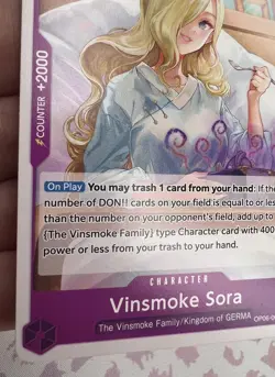 ✨1c Start✨ Vinsmoke Sora OP06-063 UC One Piece Trading Card Game 🪭 - Image 5