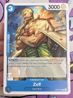✨1c Start✨ Zeff OP06-048 C One Piece Trading Card Game 🪭 - Image 1