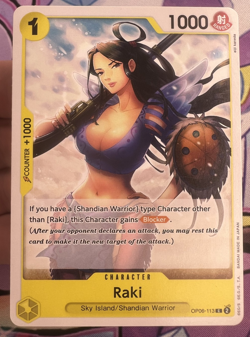 ✨1c Start✨ Raki OP06-113 C One Piece Trading Card Game 🪭 - Image 1