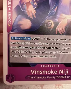 ✨1c Start✨ Vinsmoke Niji OP06-064 C One Piece Trading Card Game 🪭 - Image 3