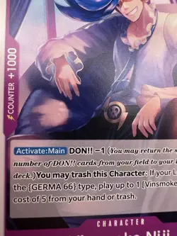✨1c Start✨ Vinsmoke Niji OP06-064 C One Piece Trading Card Game 🪭 - Image 4