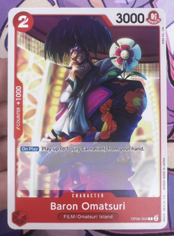 ✨1c Start✨ Baron Omatsuri OP06-004 C One Piece Trading Card Game 🪭 - Image 1