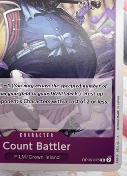 ✨1c Start✨ Count Battler OP06-075 C One Piece Trading Card Game 🪭 - Image 3