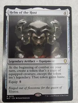 Magic the Gathering: Helm of the Host Commander: Bloomburrow Regular - Image 1