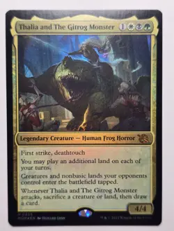 Thalia and The Gitrog Monster (Foil) MOM 255 NM March of the Machine Near Mint+ - Image 1